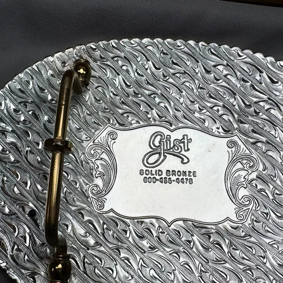 Gist Silversmiths NJQHA Champion Select All Around Belt Buckle 2008 NIB - Picture 6 of 12